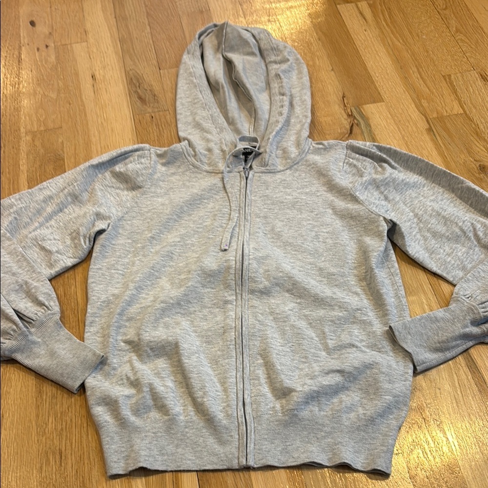Minnie Rose Women’s Gray Hoodie Sweatshirt Relaxed Fit Size XS